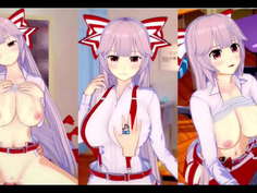 【エロゲーコイカツ！】東方 藤原妹紅におっぱい揉みまくりH！3DCG巨乳アニメ動画(東方プロジェクト)【ヘンタイゲーム】